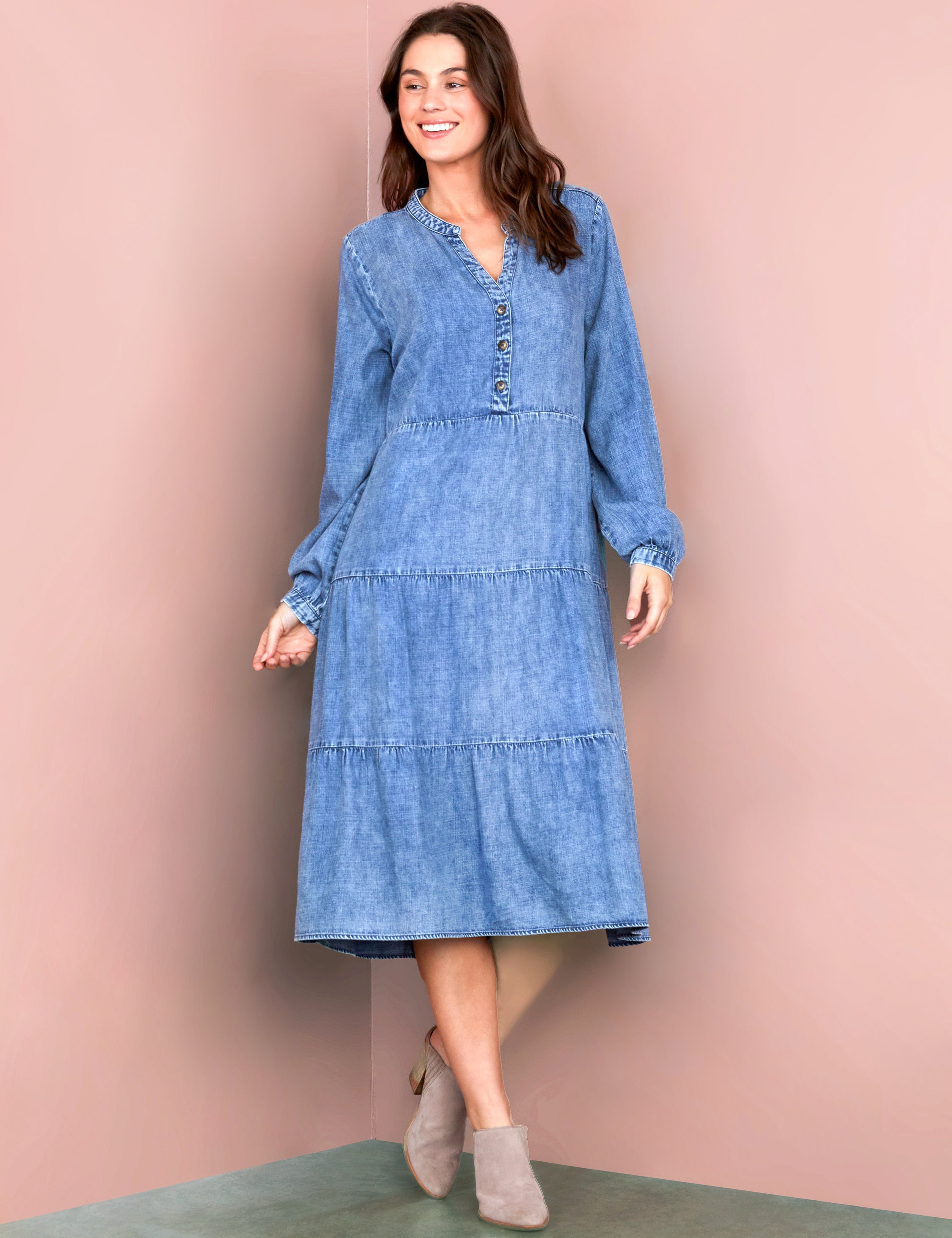 Women's Eliana Tie-Waist Maxi Dress – Billy T – billytshop