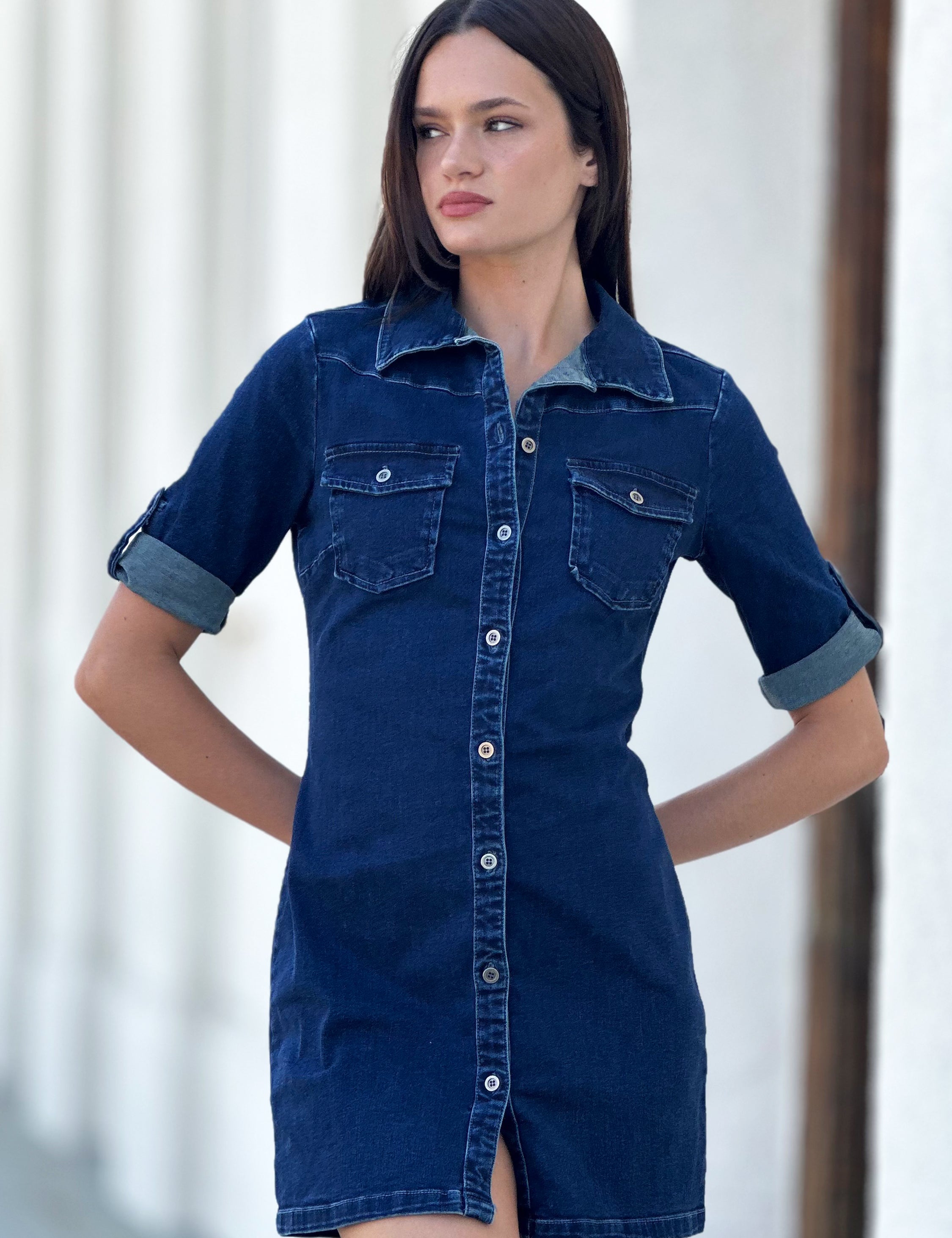 Denim Shirtdress – billytshop