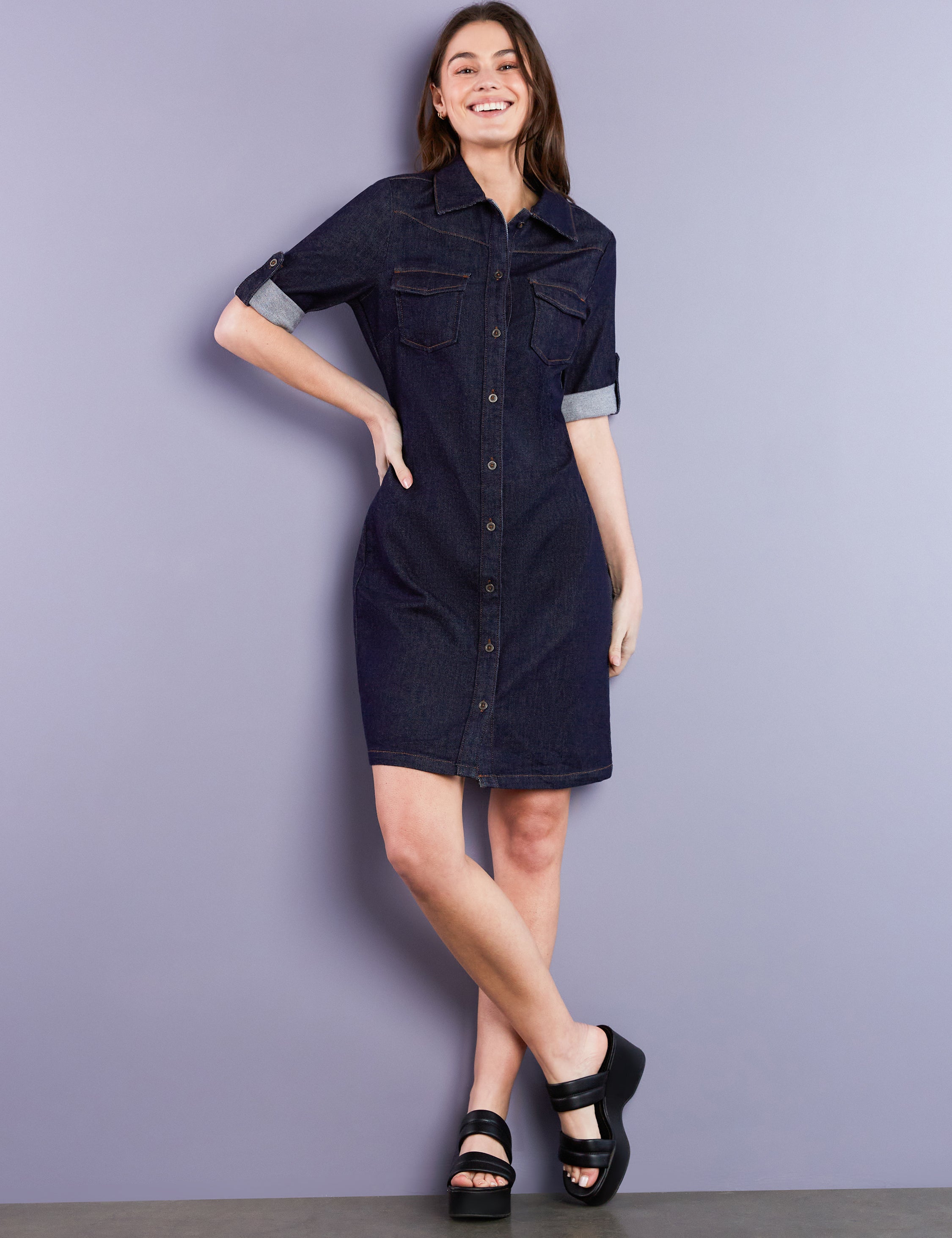 Denim Shirtdress – billytshop