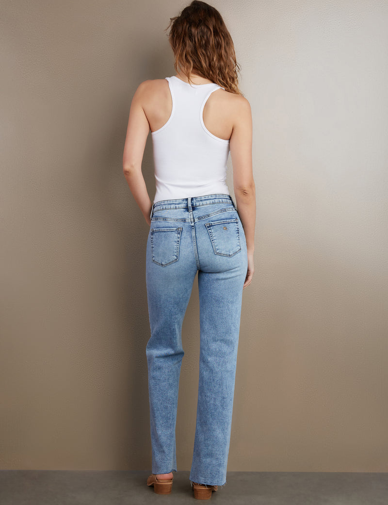Women's Designer Olivia High Rise Straight Leg Jeans