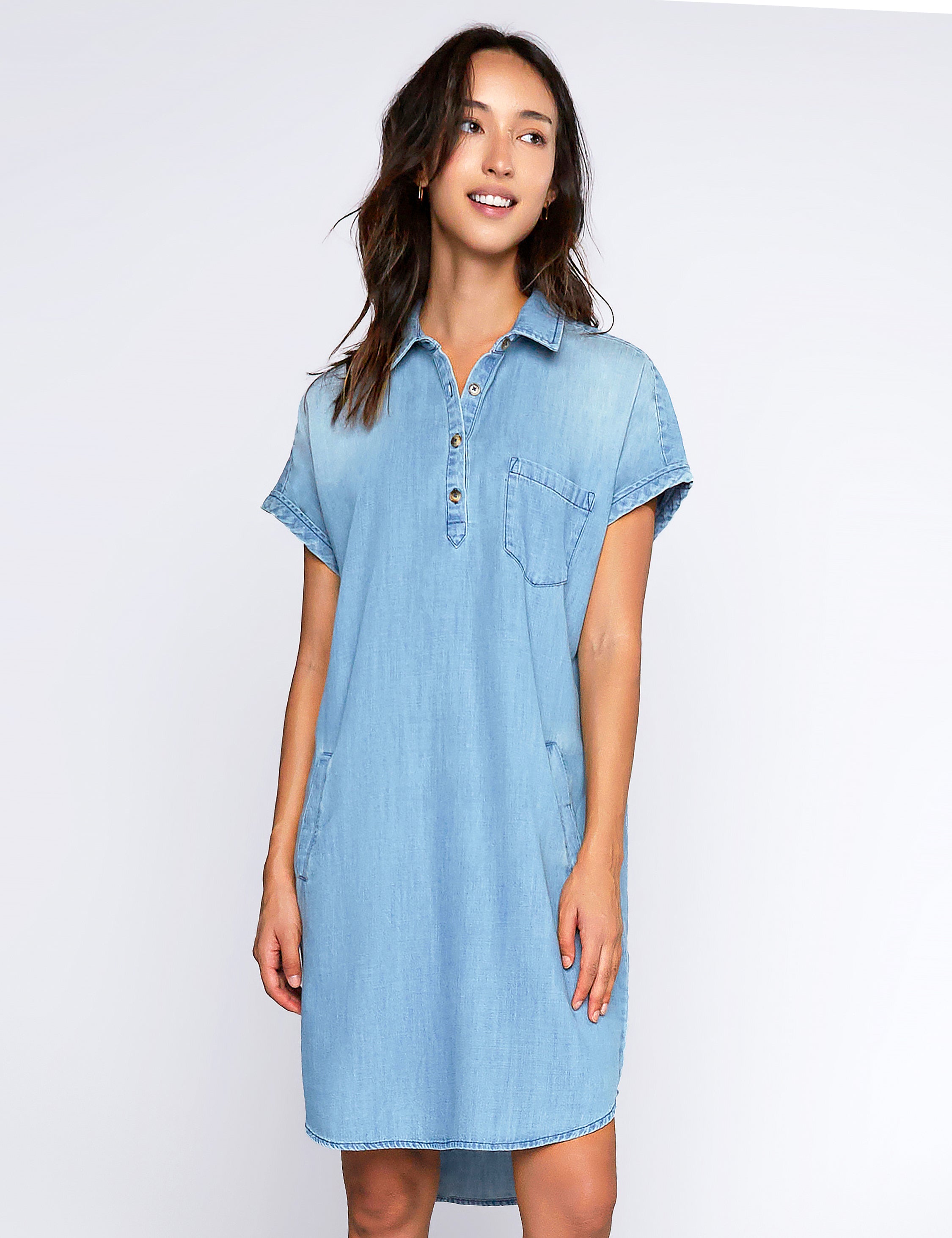 Denim Shirt Dress - Shop Women's Clothing Online - Pixie Boerne