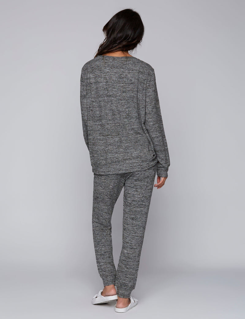 Daily Sweatshirt and Jogger Set Highway Grey Back View