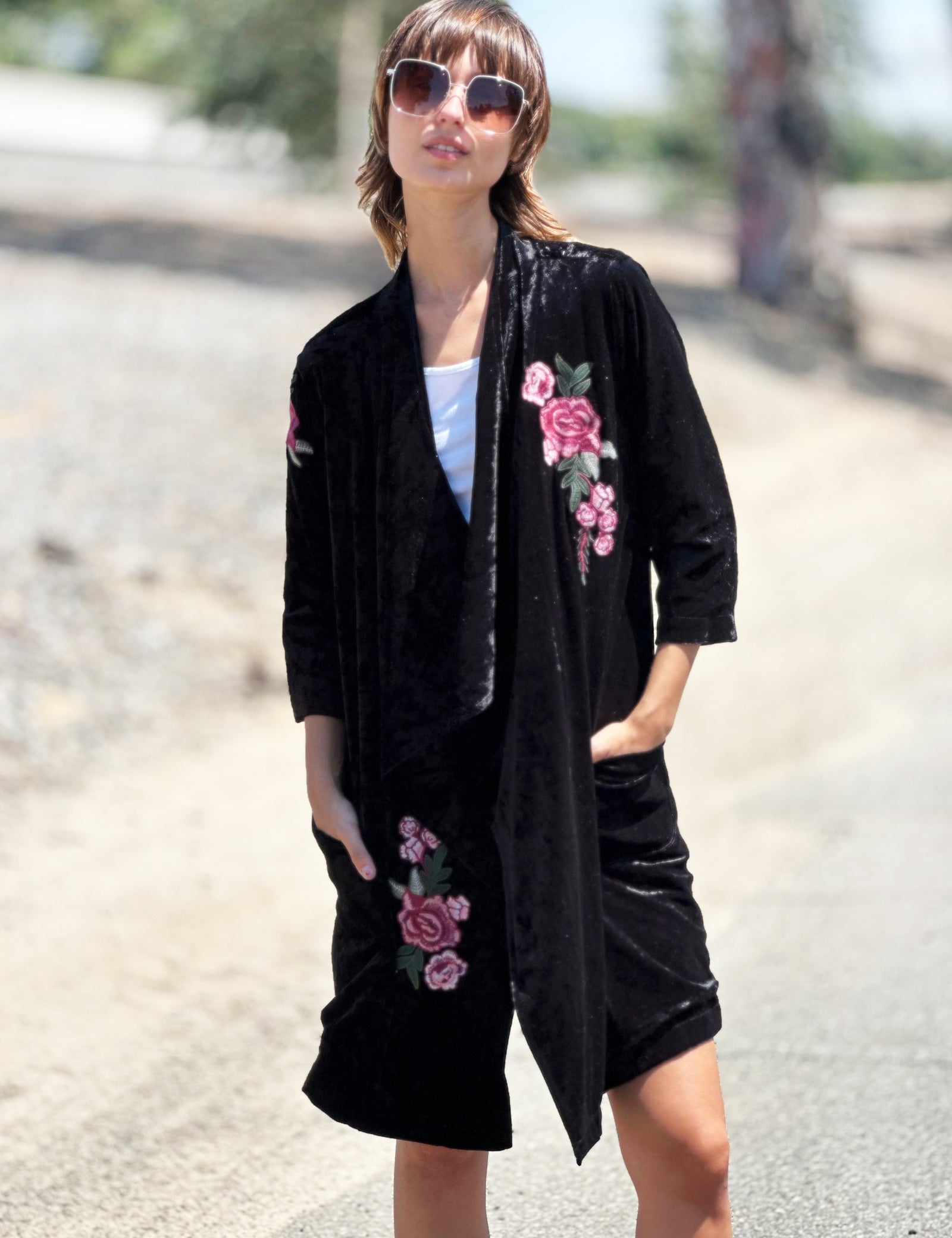 Burnout Velvet Cardigan – Elie Tahari