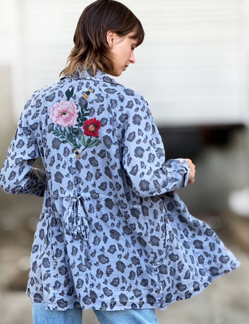 Floral Jungle Embroidery Jacket