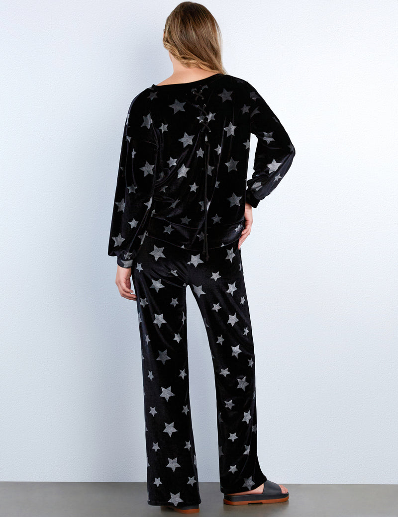 Velvet Galaxy Stars Pants