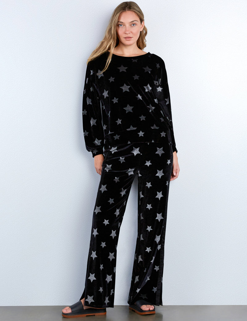 Velvet Galaxy Stars Pants