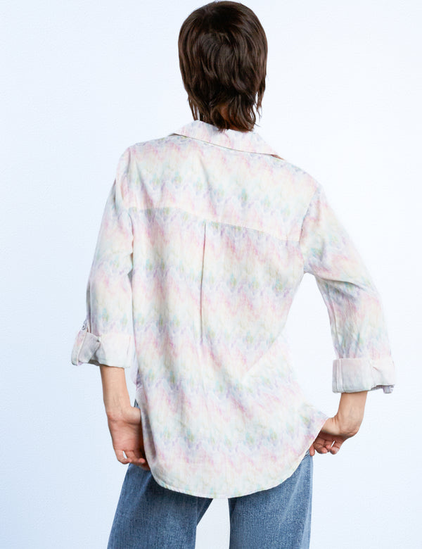 Color Burst Linen Shirt