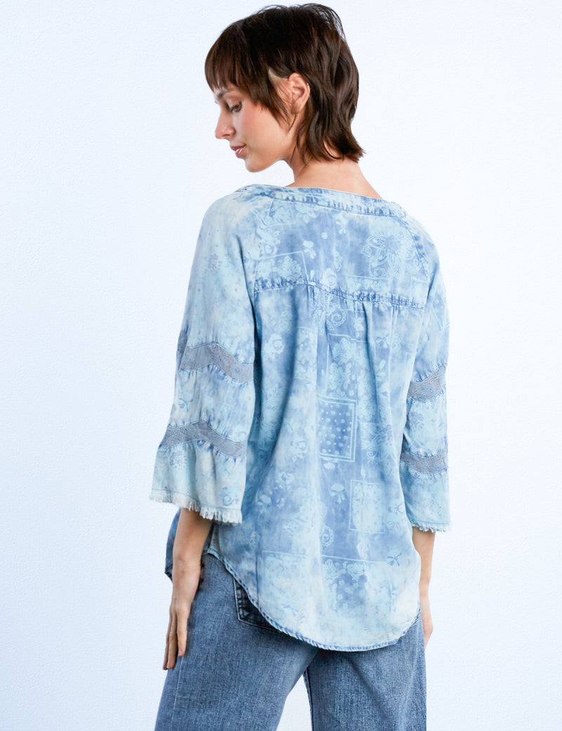 Bandana Lyocell Swing Top