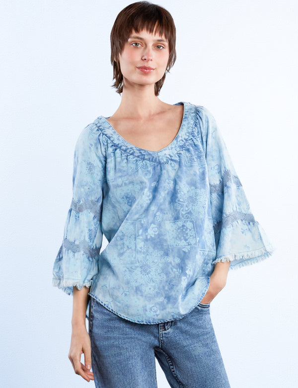 Bandana Lyocell Swing Top