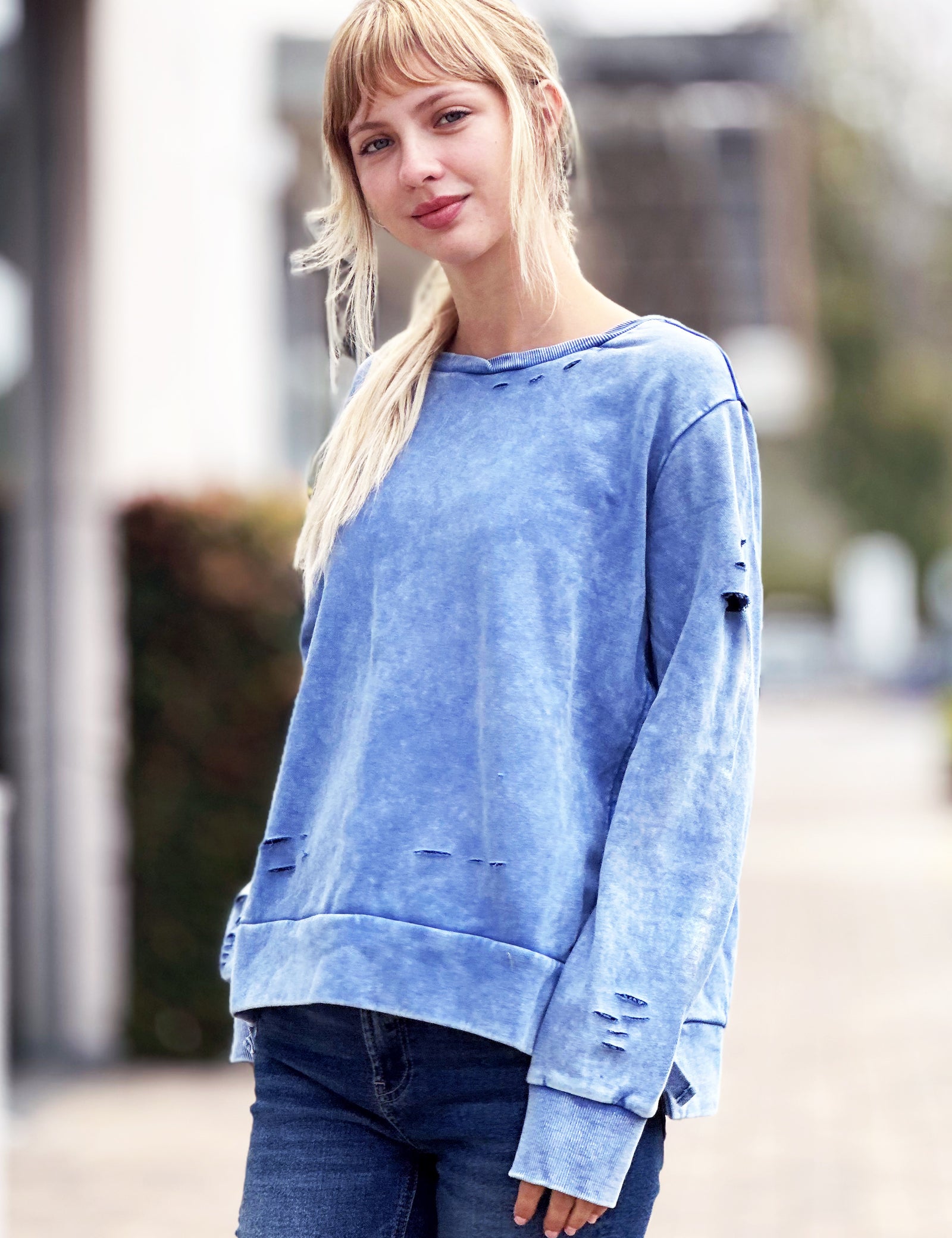 トップス SHISHIKUI COTTON C / LIGHT BLUE Shirt with knot light blue | Calliope
