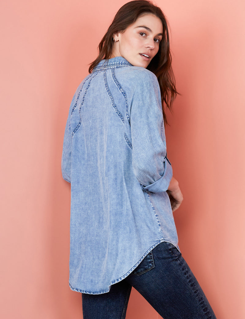 Women's Designer Classic Denim Shirt