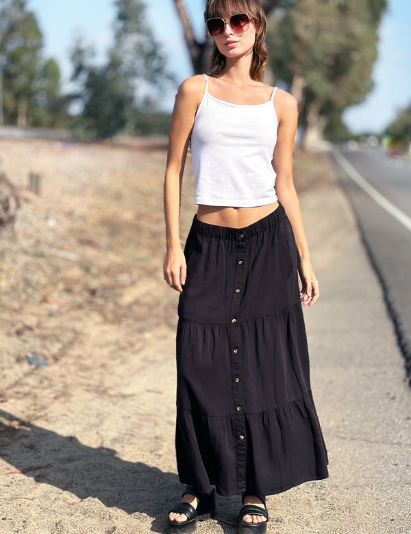 Layered Maxi Skirt