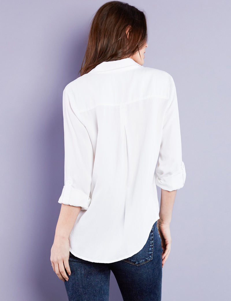 Women's Designer Class White Blouse