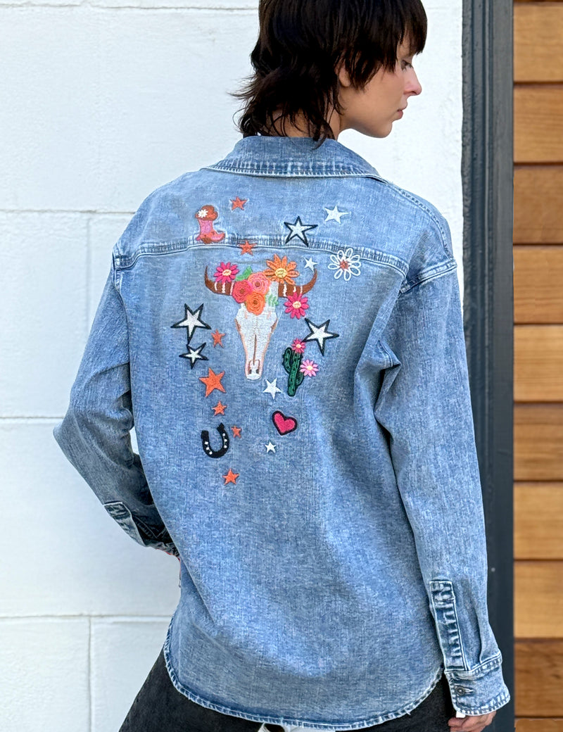 Gittyup Embroidered Shirt