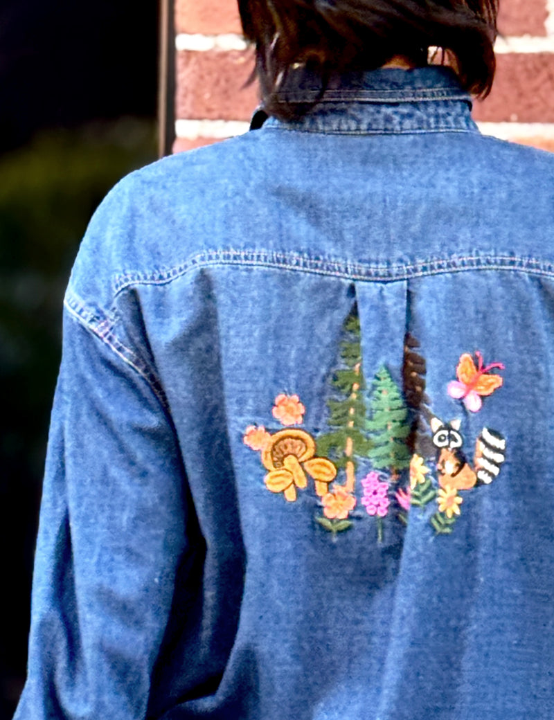 Magical Forest Embroidered Shirt