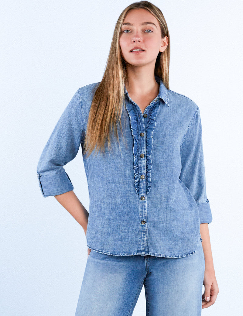 Quinn Ruffle Shirt