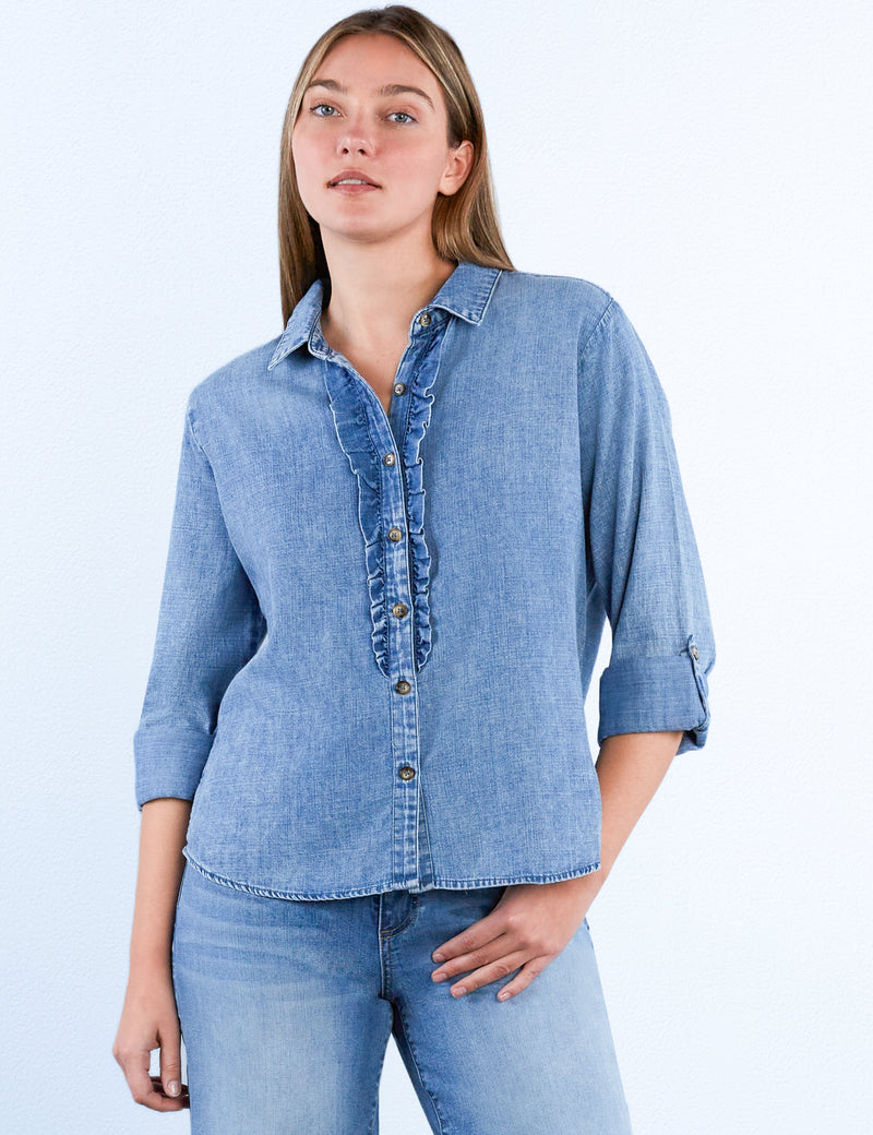 Quinn Ruffle Shirt