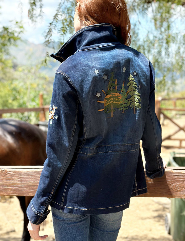 Happy Trees Embroidered Jacket