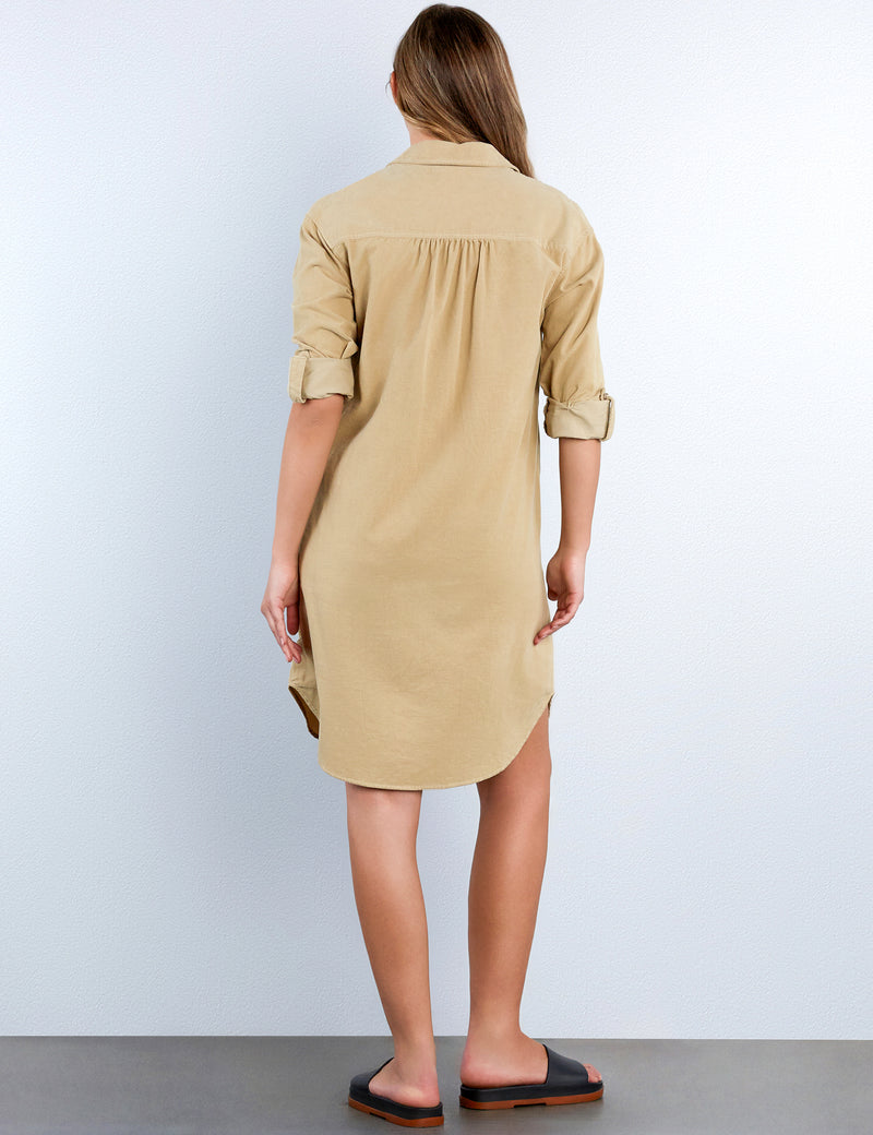 Emily Corduroy Shirtdress