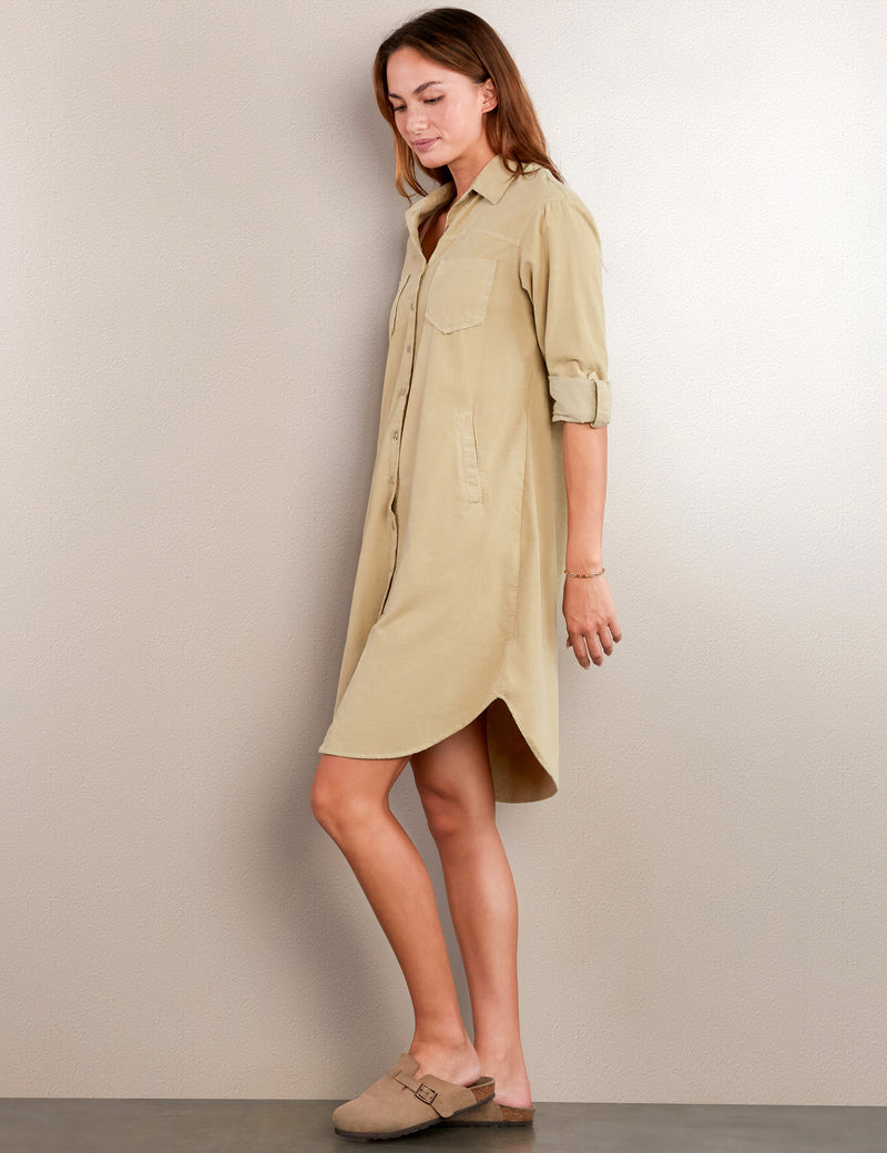 Emily Corduroy Shirtdress