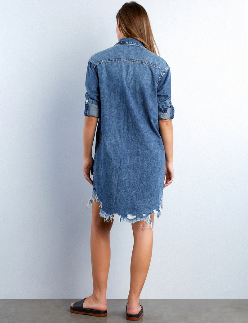 Superstar Denim Shirtdress