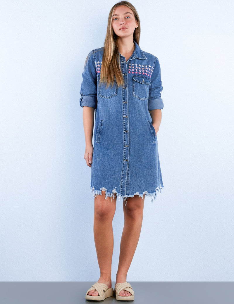 Superstar Denim Shirtdress