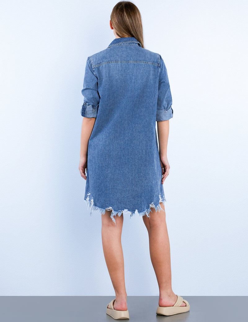 Superstar Denim Shirtdress