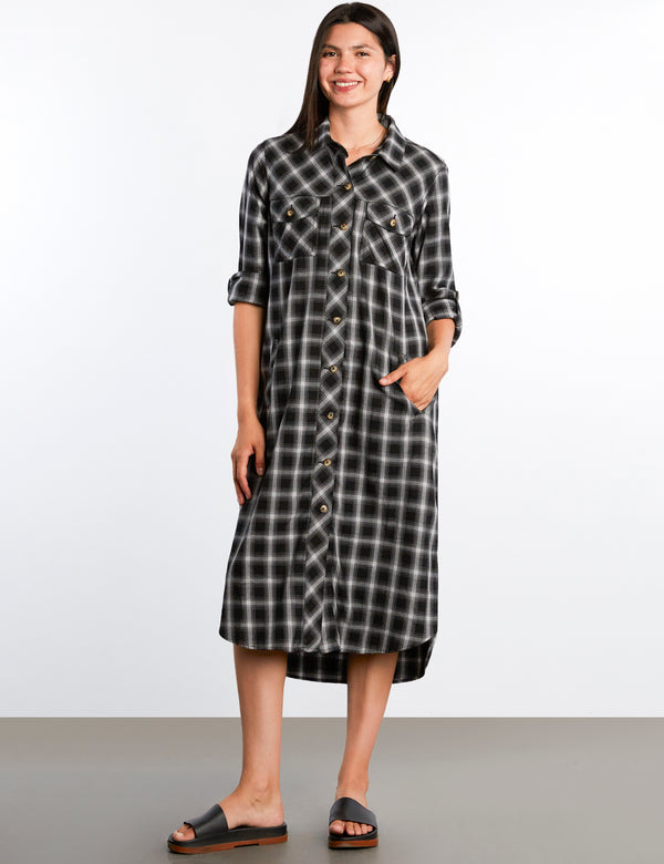 All Good Denim Shirtdress