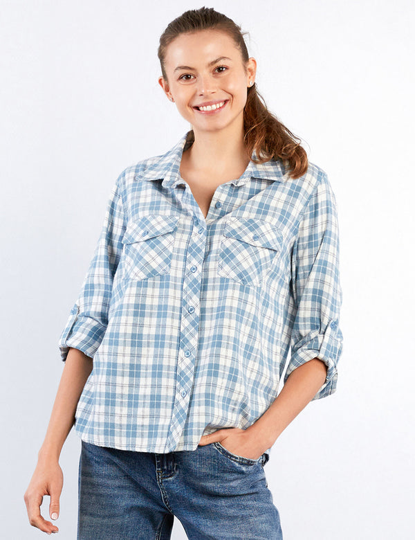 Over The Moon Flannel Shirt