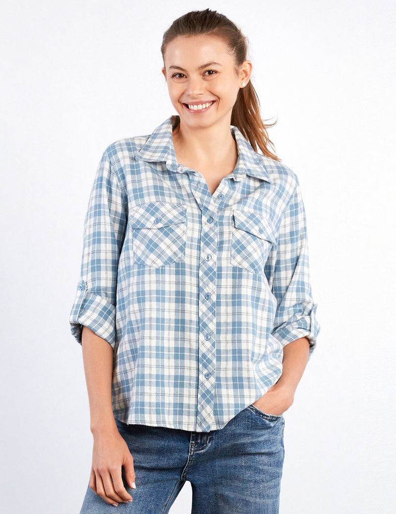 Over The Moon Flannel Shirt