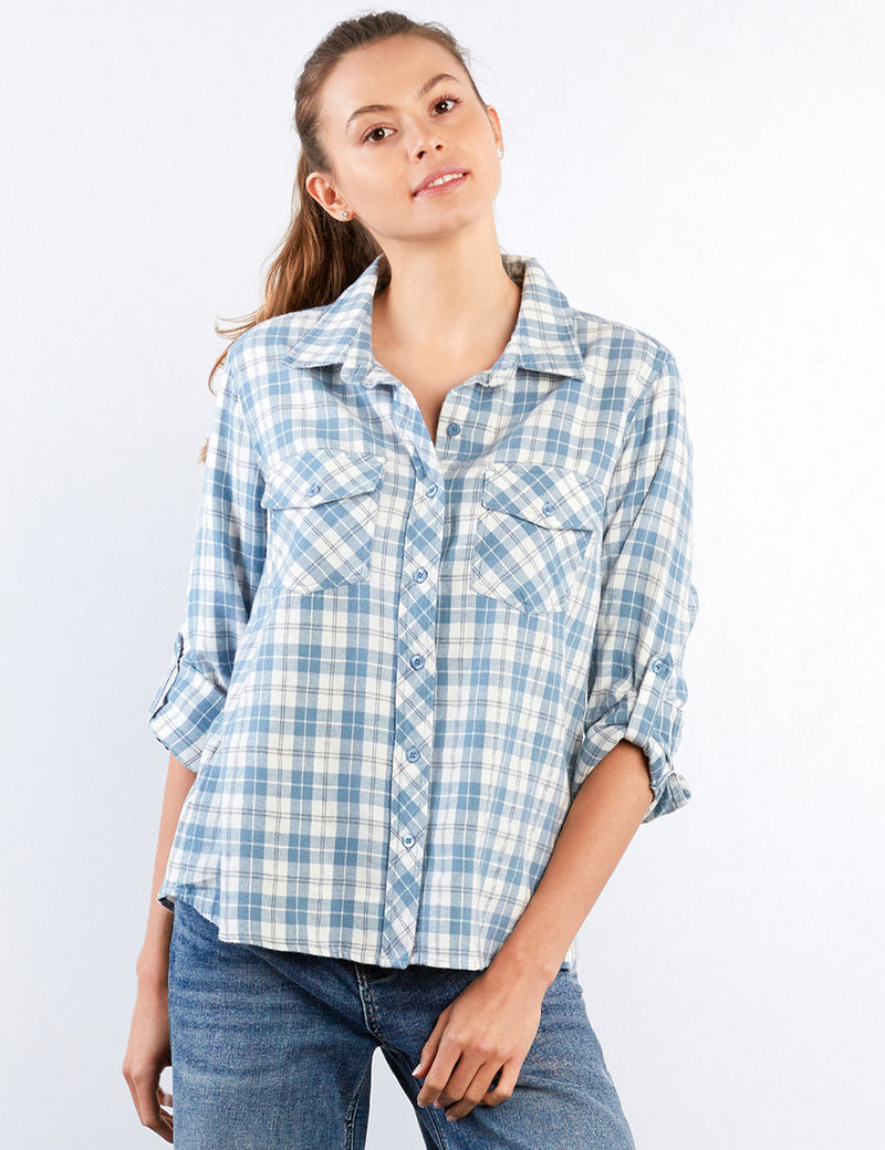 Over The Moon Flannel Shirt