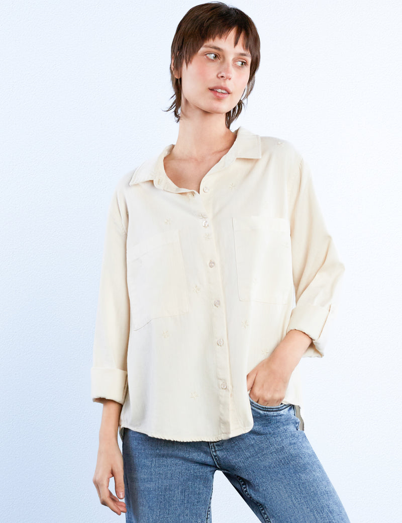 Embroidered Stars Shirt