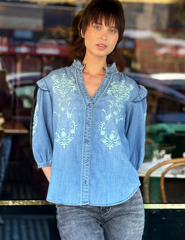 Ella Embroidered Shirt