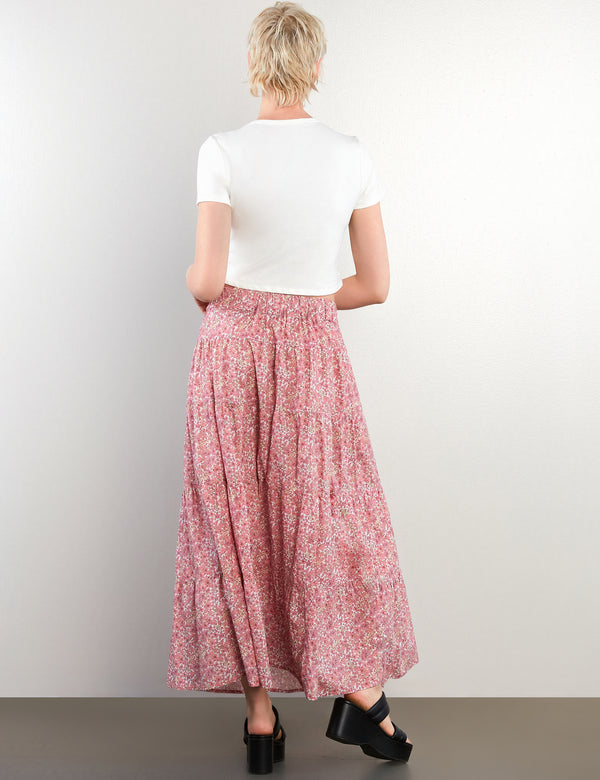 Wild Floral Skirt