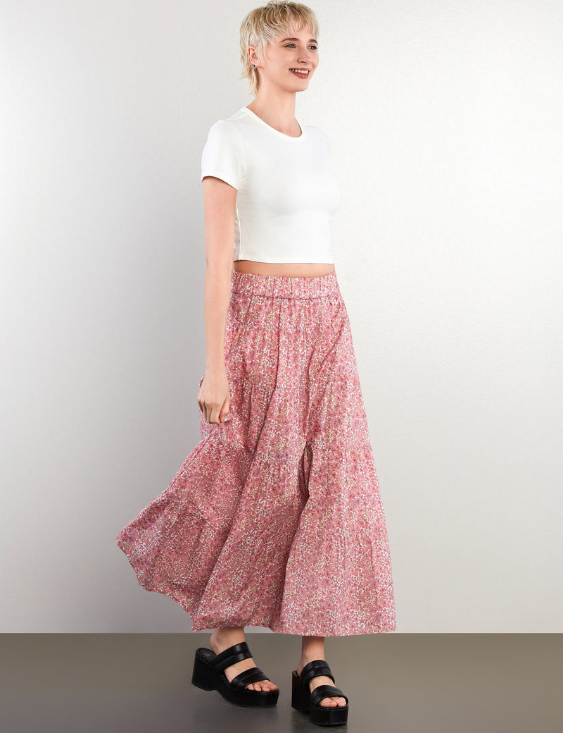 Wild Floral Skirt