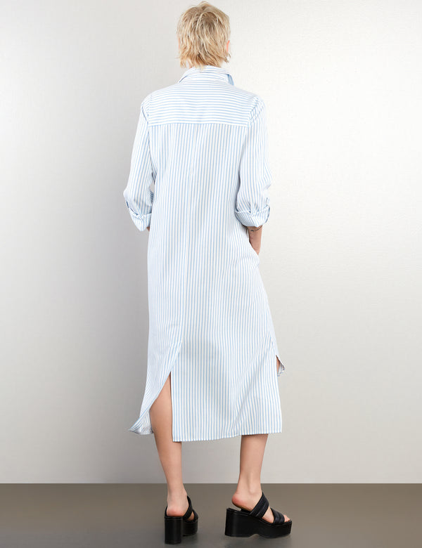 Pinstripes Shirtdress