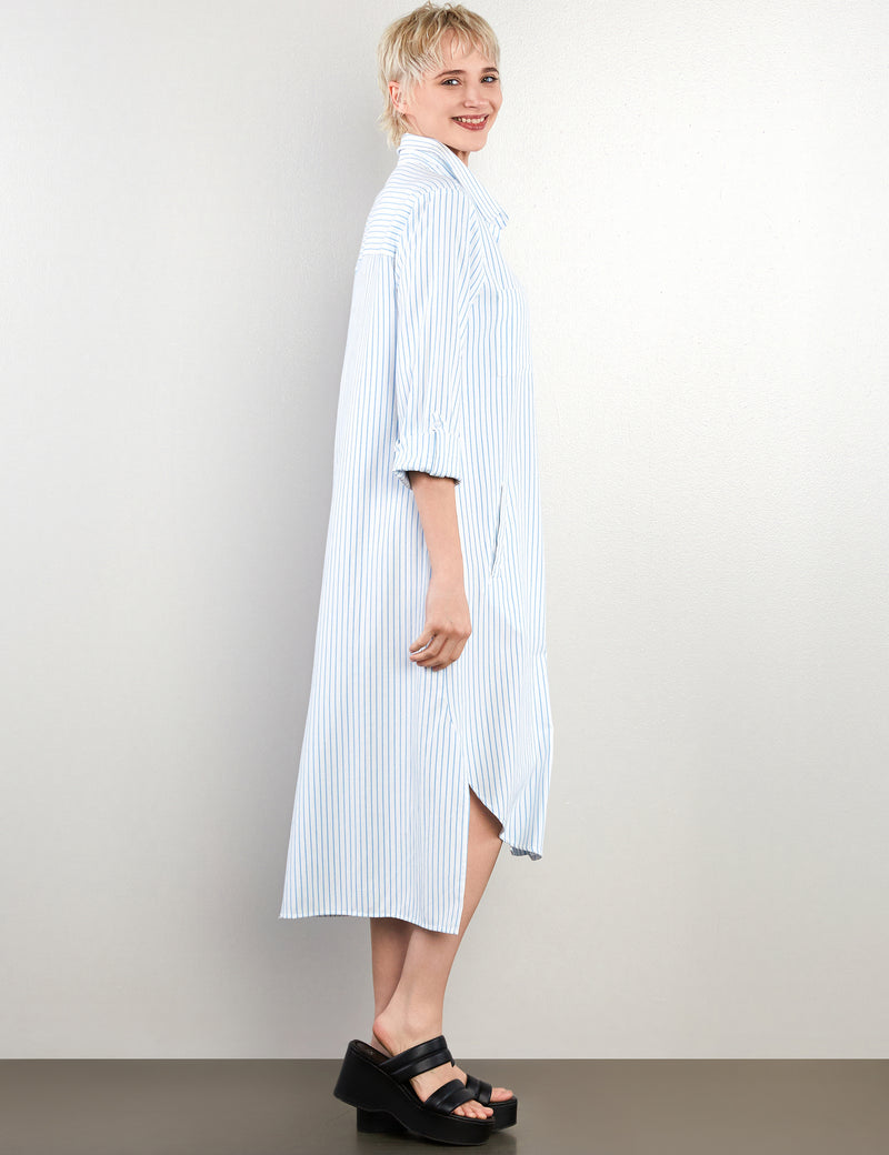 Pinstripes Shirtdress