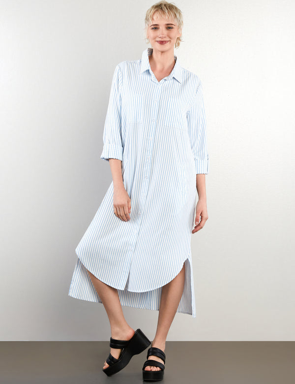 Pinstripes Shirtdress