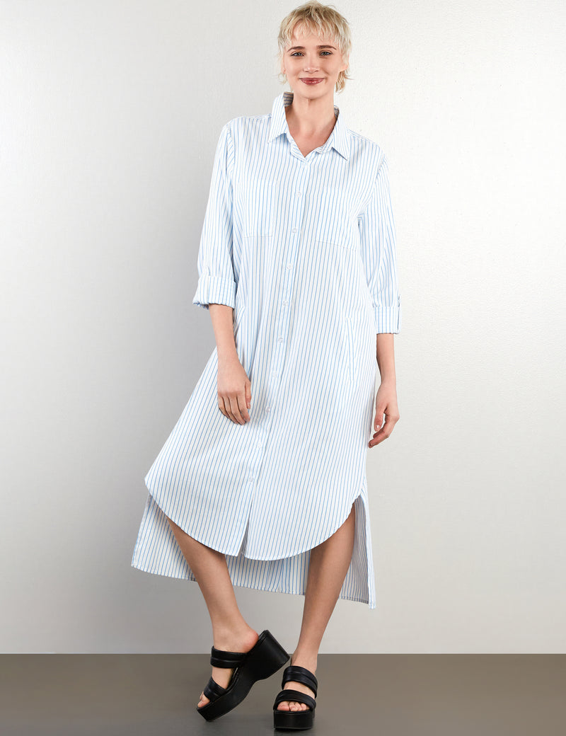Pinstripes Shirtdress
