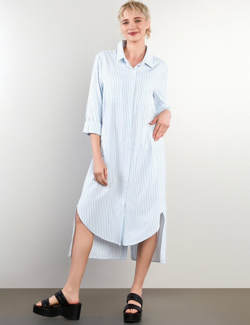 Pinstripes Shirtdress