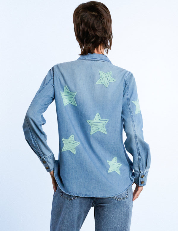 Big Embroidered Stars Shirt