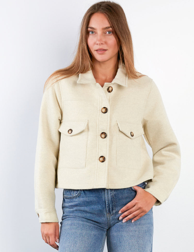 Women's Fashion Soft Taupe Soft Country Jacket