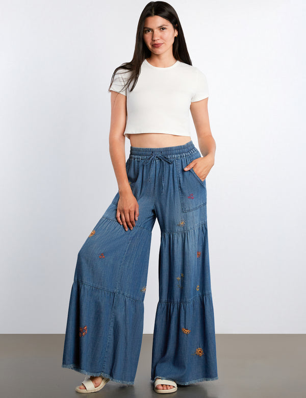 Embroidered Fancy Pant
