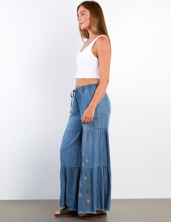 Women's Fashion Denim Prettier in Person Pants