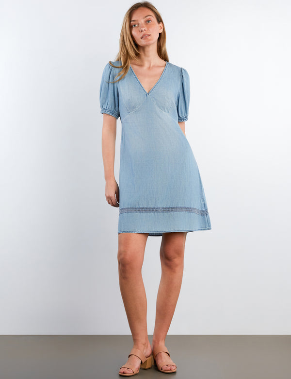 Billy T Tea Garden Dress - Pure Denim