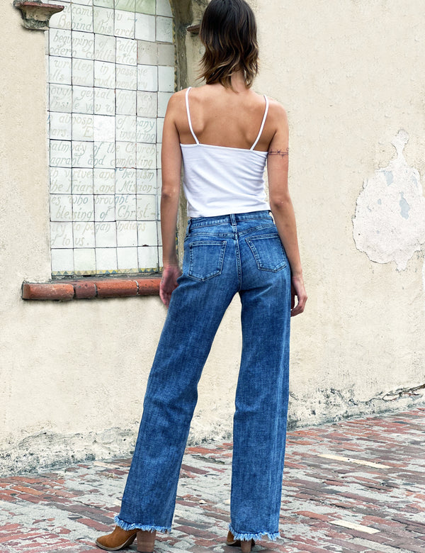 Blessed Wide-Leg Jeans Back View