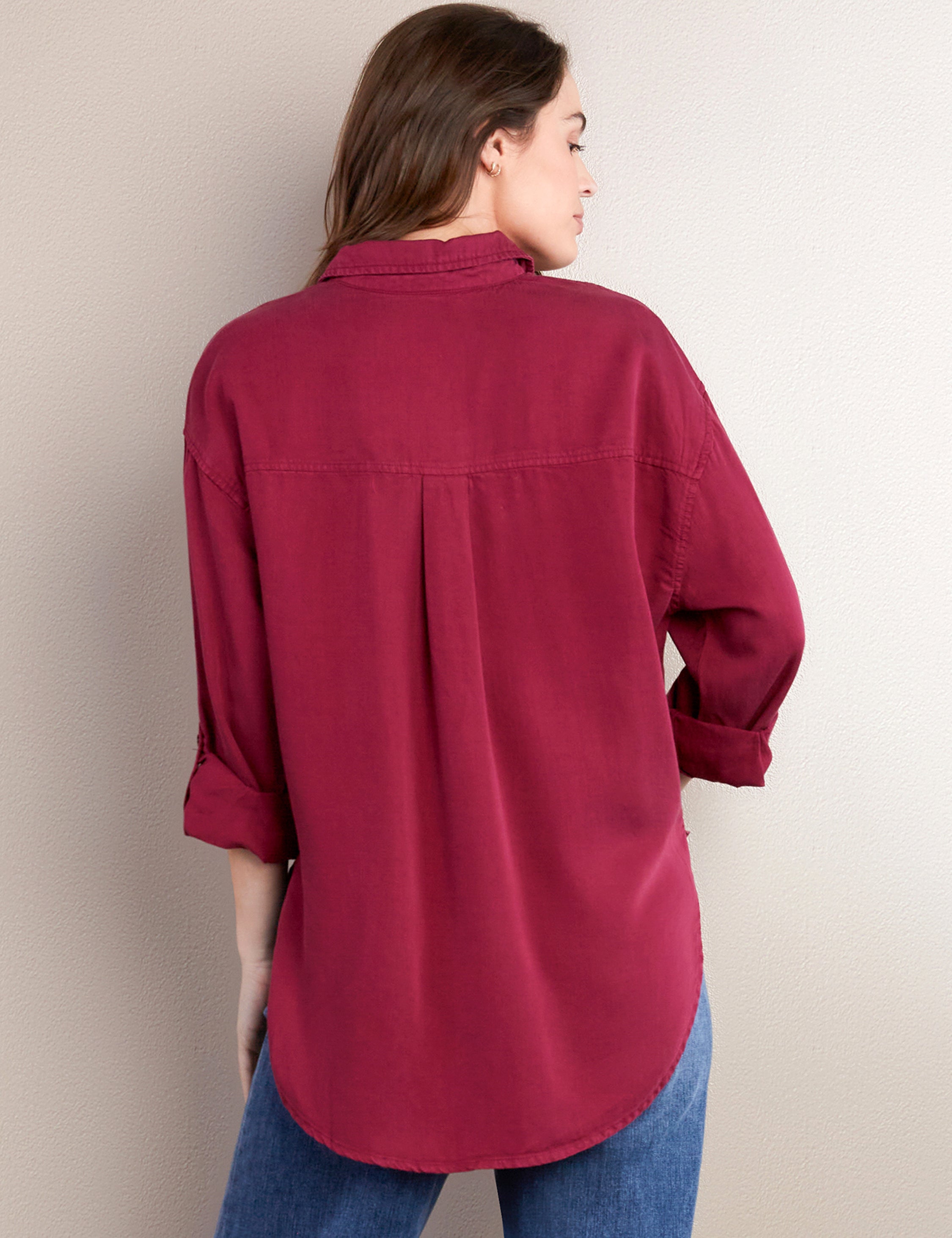 Women’s Berry Oversized Button Shirt – Billy T – billytshop