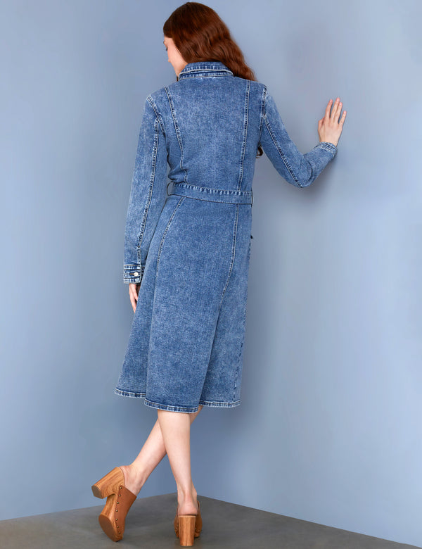 Cargo Denim Dress