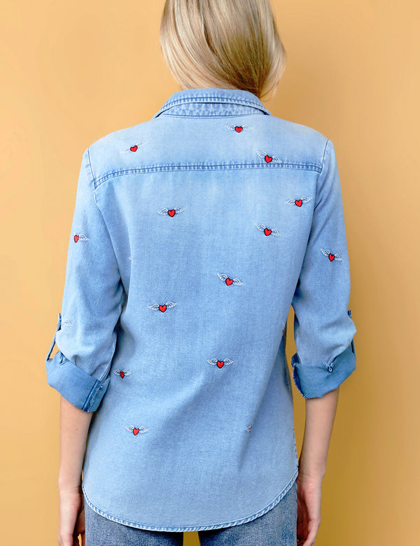 Denim Love Wing Shirt