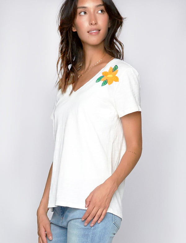 Embroidery Floral T